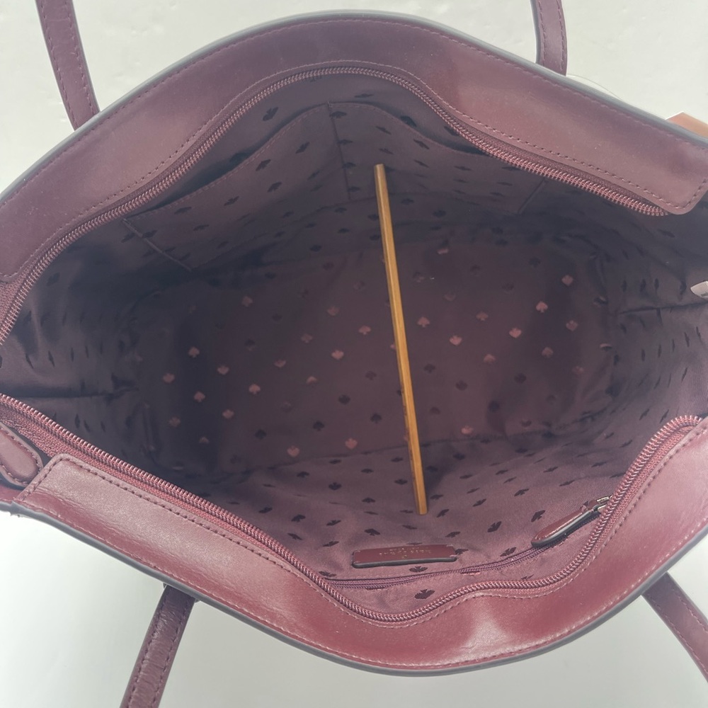 Kate Spade New York SCHUYLER MEDIUM TOTE Shoulder Bag 
Cherrywood 
NWT - Picture 16 of 16